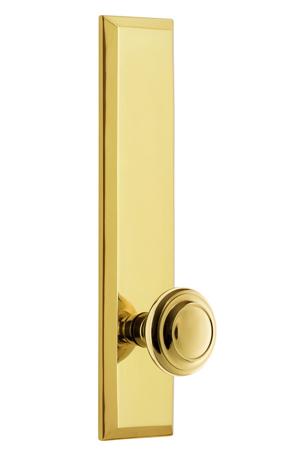 Grandeur Fifth Avenue Tall Plate w/ Circulaire Knob