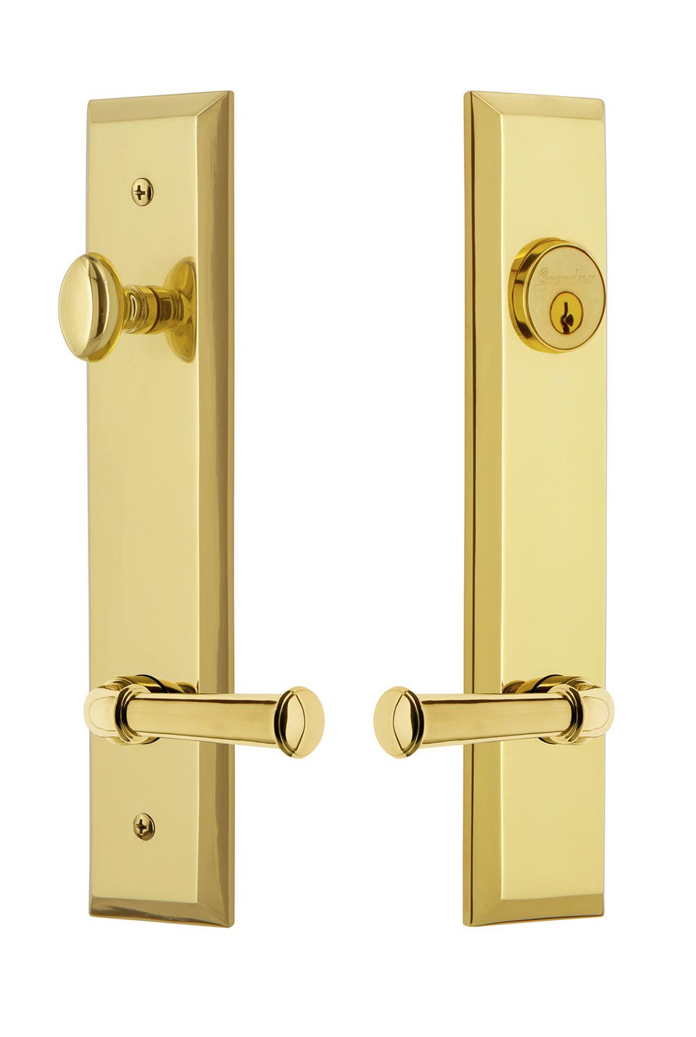 Grandeur Fifth Avenue Tall Plate Complete Entry Set w/ Georgetown Lever