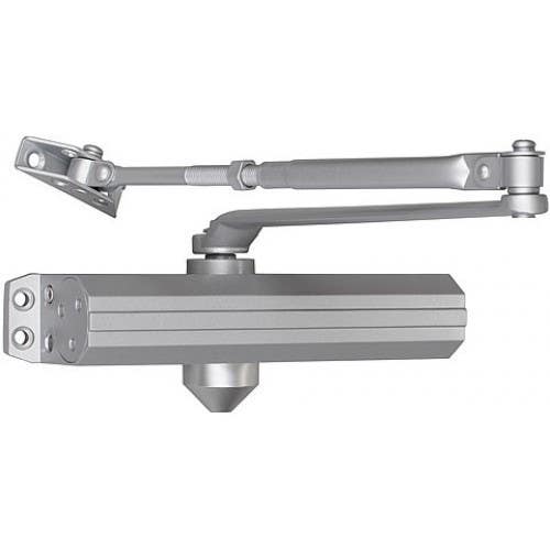 SECO-LARM SD-C101-SGQ Surface-Type Door Closer with Back Check w/ Adjustable for Size 1-6, Door weight up to 330-lb (150kg), UL Listed
