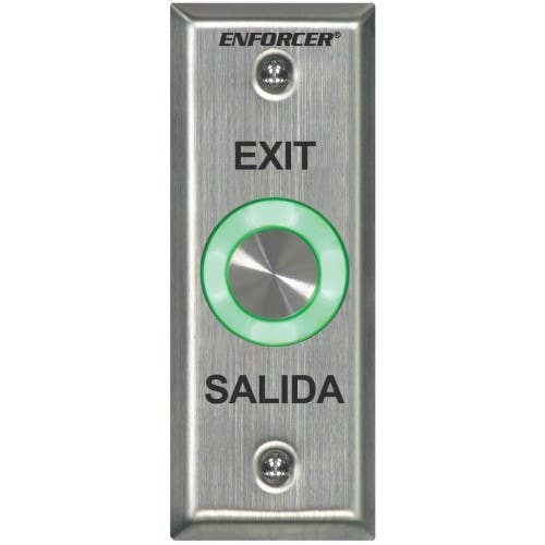SECO-LARM SD-6 Outdoor Piezoelectric Request-to-Exit Pushbutton