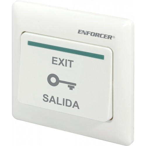 SECO-LARM PB-1311-WWQ Large Square Rocker Switch - Flush-mount