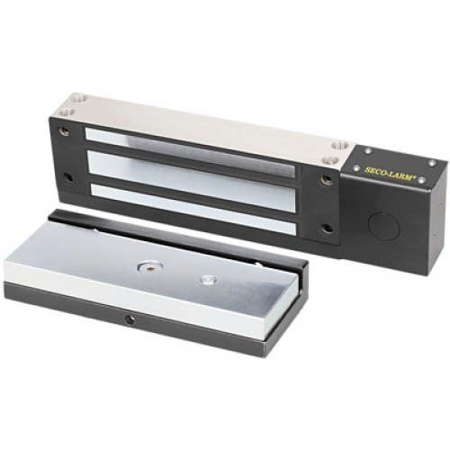 SECO-LARM E-946FC-1K2SQ 1,200-lb Electromagnetic Gate Lock, Side (Surface) Mount, Weldable