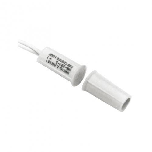 SECO-LARM SM-207-5Q 3/8" Concealed-Mount Magnetic Contact, Stubby, 3/8" (10mm) Gap, Closed loop