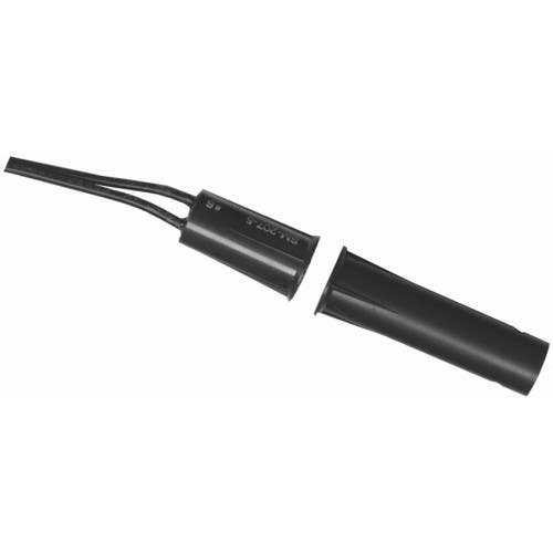 SECO-LARM SM-207-5LQ 3/8" Concealed-Mount Magnetic Contact, Wide Gap, Stubby - White, 1" (25mm) Gap, Closed loop