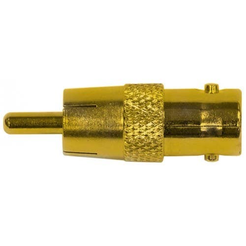 SECO-LARM EVA-CB0R1Q BNC-to-RCA Gold-Plated Connector