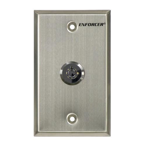 SECO-LARM SD-7 Key Switch Plates, N.C. Turn-to-Open, Shunt Keyswitch