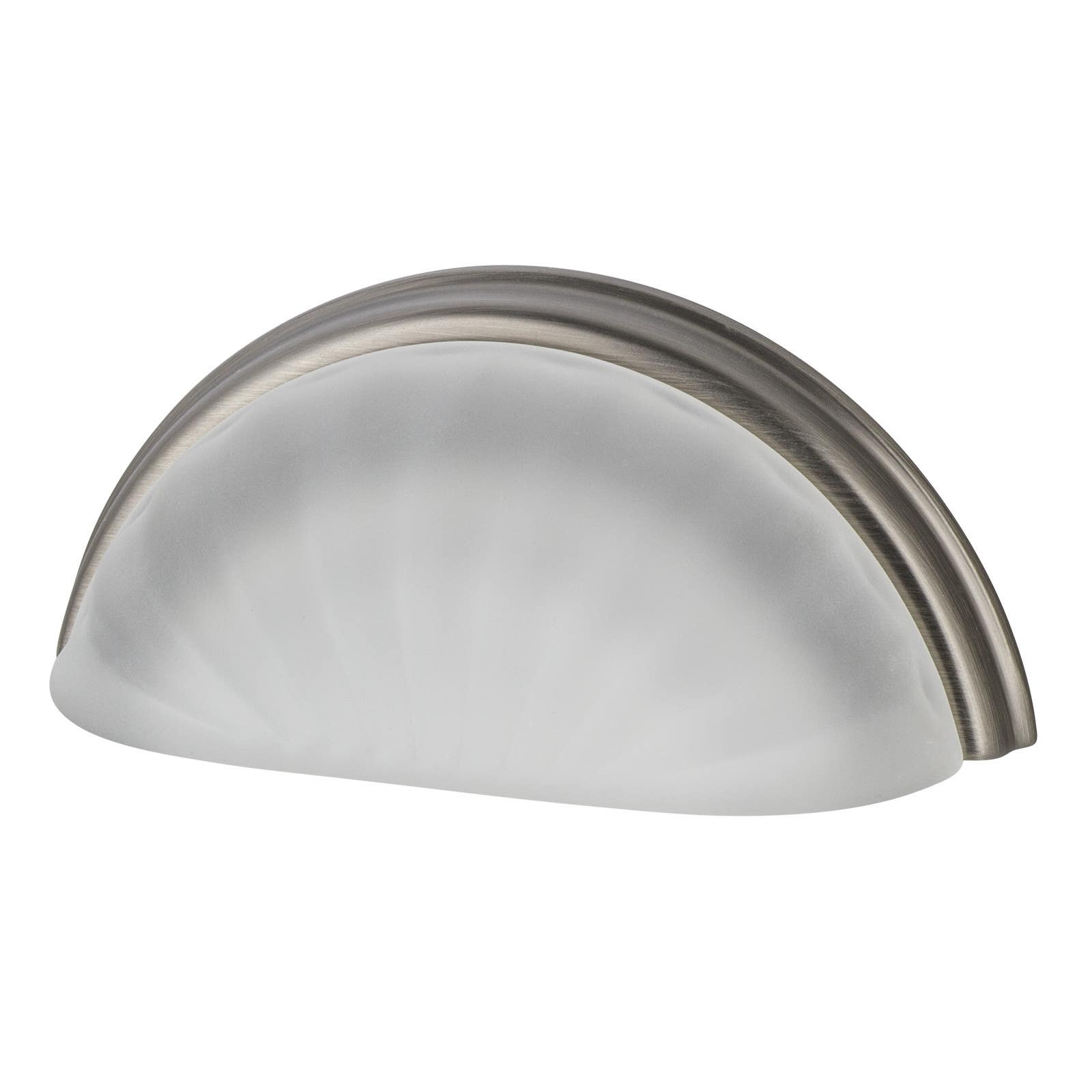 Nostalgic Warehouse CPL_CFF Cup Pull Crystal Frosted Fluted