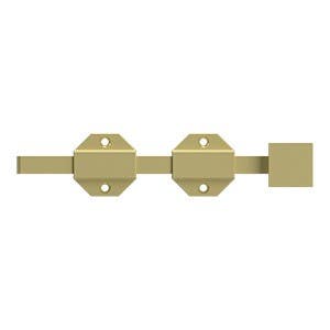 Deltana 8SBM 8" Modern Surface Bolt, HD, Solid Brass
