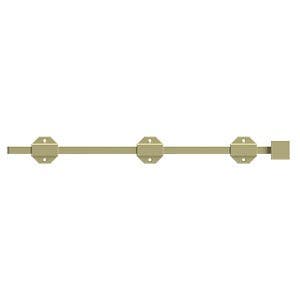 Deltana 18SBM 18" Modern Surface Bolt, HD, Solid Brass