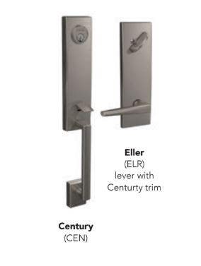 Schlage FCT CEN Century Custom 3/4 Trim Handleset