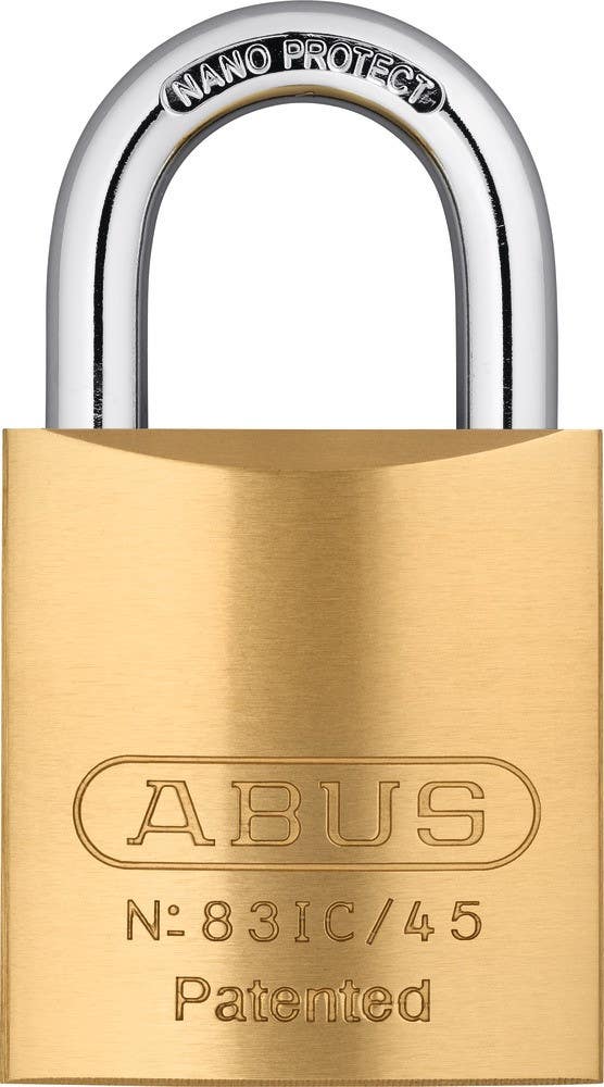 Abus 83IC/45 B Brass 83 SFIC Padlock