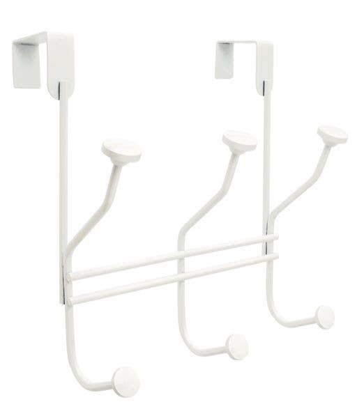 Amerock H55548 Over-the-Door Hooks, 3-Hook Rack