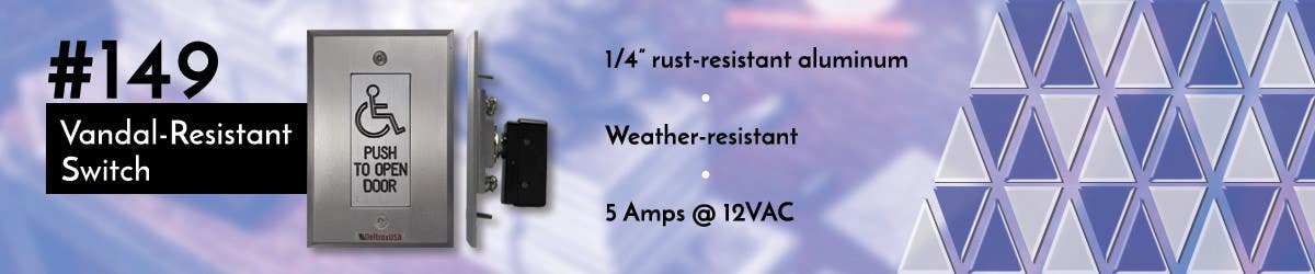 Deltrex D149 Series Vandal-Resistant Push Button Switch