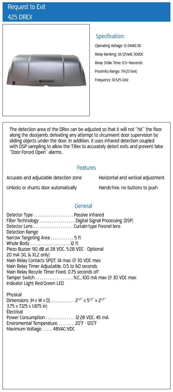 Deltrex 425 Series DREX Induction Sensor Module