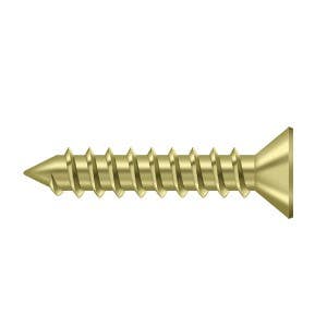 Deltana SCWS12125 Wood Screw, Steel, 12 x 1-1/4"