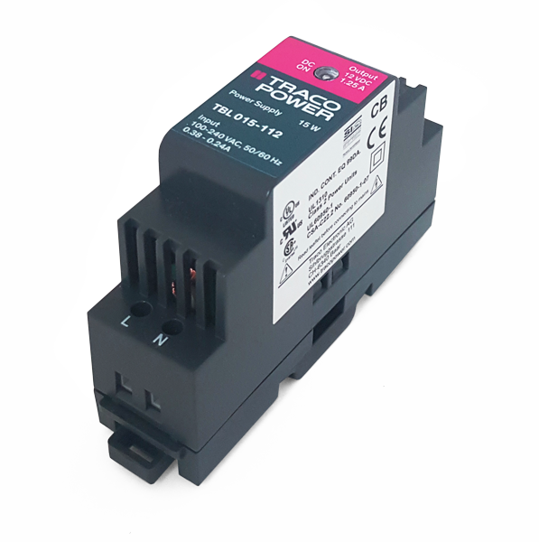 DoorBird DIN-Rail Optional Power Supply, IP Video Door Station D10x, 20x and D21x Series (Certified, Stabilized, Built-in Audio Interference Suppression)