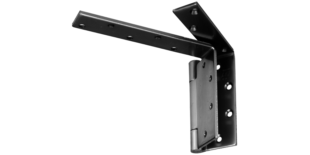 McKinney TA392 3 Knuckle Heavy Weight Hinge Set w/ 1 Anchor Hinge, 5" x 4 1/2", Dull Stainless Steel