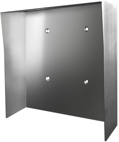 DoorBird D21XKH-PH Protected-Hood Video Door Sataion, Stainless Steel Brushed, for in Use with Surface Mounting Housing