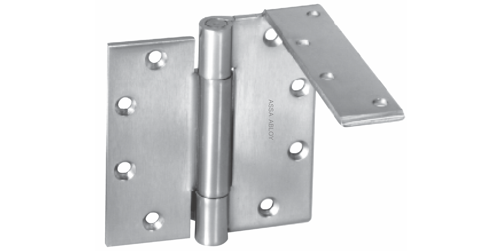 McKinney TA393 3 Knuckle Heavy Weight Hinge Set w/ 1 Anchor Hinge, 5" x 4 1/2", Dull Stainless Steel