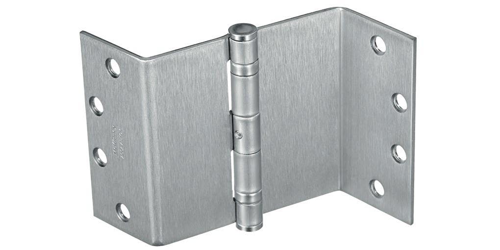 McKinney SPL TA2895 Steel Standard Weight Swing Clear 5 Knuckle Bearing Hinge, Dull Chromium