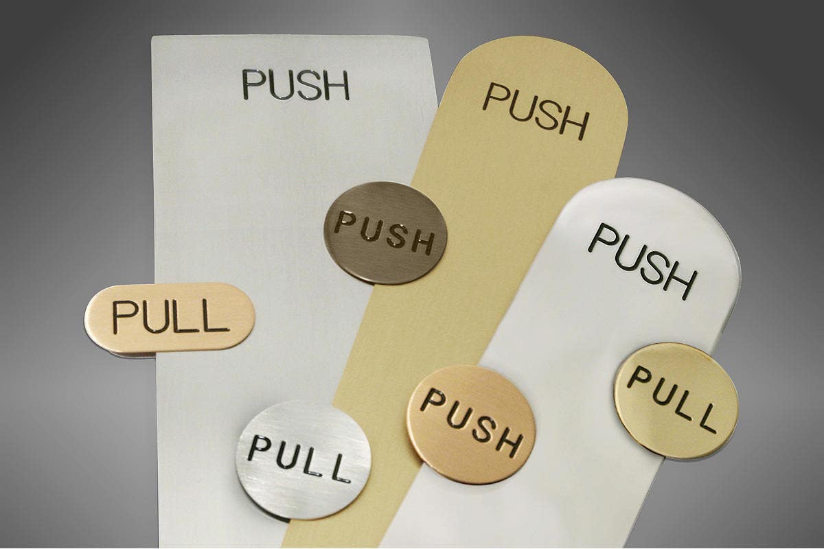 Forms+Surfaces DP8100/8504 Series Push Plate