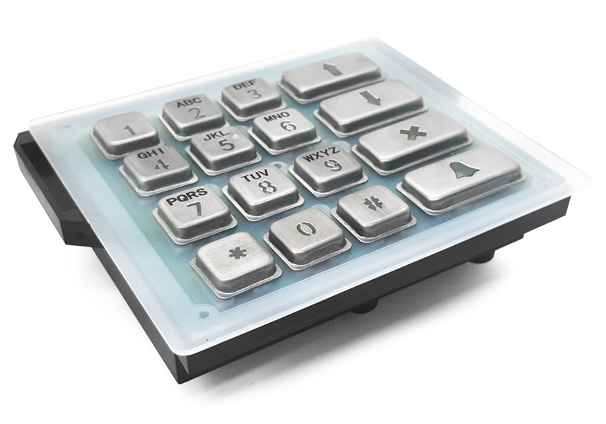 DoorBird D21 DKX Keypad Module w/ 16X Stainless Steel Keys (e.g. as Replacement Part)