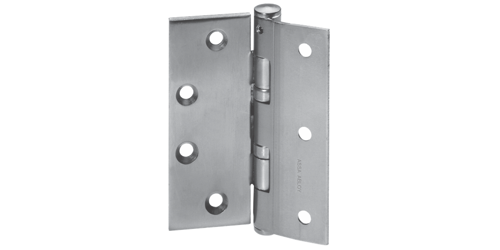 McKinney TA3374 Standard Weight 5 Knuckle Non-Ferrous Bearing Hinge, Dull Stainless Steel