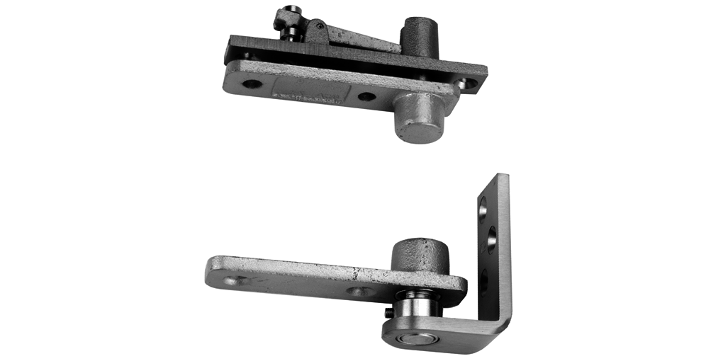 McKinney EP-5J Steel Jamb Mount Center Hung Pivot Set, Dull Chromium