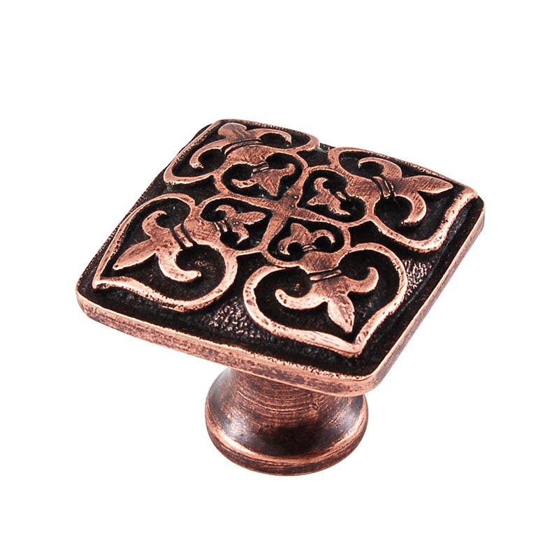 Vicenza K1301 Fluer de Lis French Square Knob