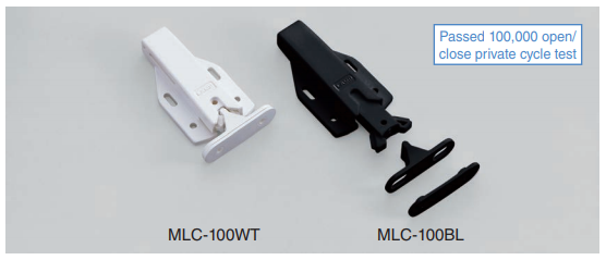Sugatsune MLC-100 Non-Magnetic Touch Latch, Retaining Force-9.2 Kg, Push Out Force-1.4 Kg
