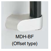 Sugatsune MDH-B Bracket for MDH Series Handle, Matte Chrome