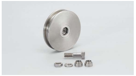 Sugatsune JS380 Heavy Duty Stainless Steel Sliding Door Roller, U-Type w/o Bracket