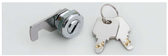 Sugatsune DIS-022R-588 Cam Lock Body, Keyed Alike, Chrome