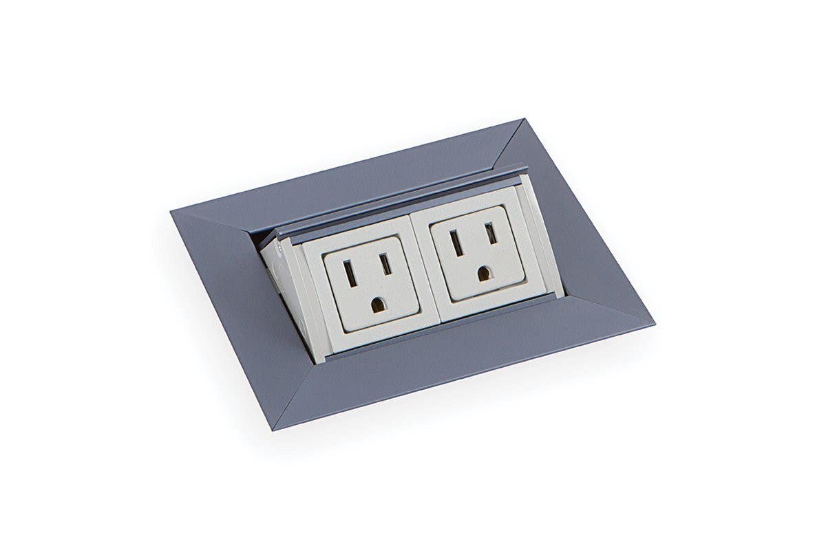 Mockett PCS36A/EE Small Pop-Up Power Grommets (2 Power)