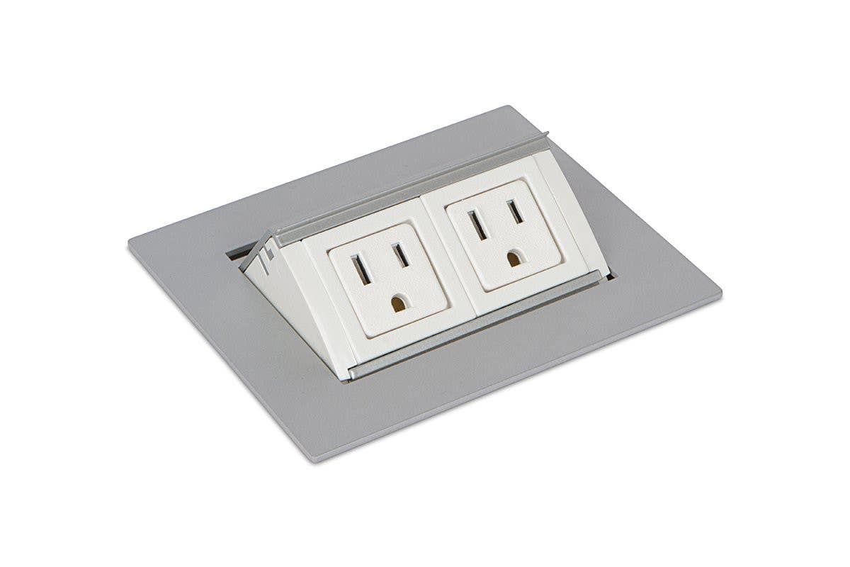 Mockett PCS82A/EE Pop-Up Power Grommets - 2 Power Outlets