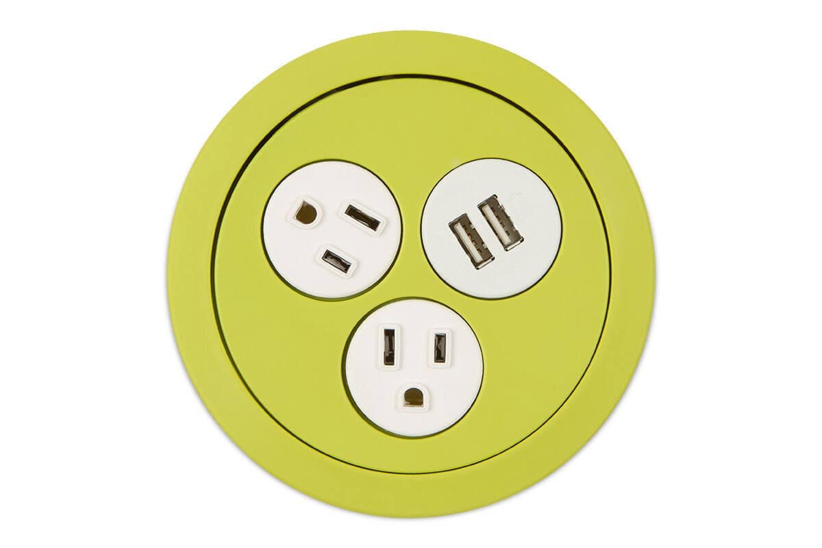 Mockett PCS73/USB Flip (2 Power/USB) Power Grommets