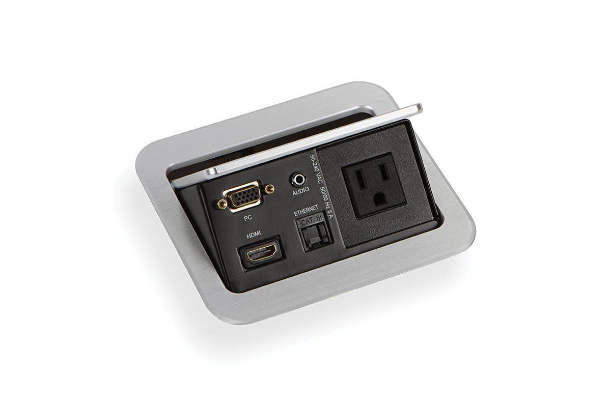 Mockett PCS88 High Capacity Square Flip-Up Power Grommets