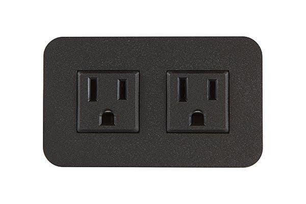 Mockett PCS62M/EE Mini Flush Power Grommets - 2 Electric