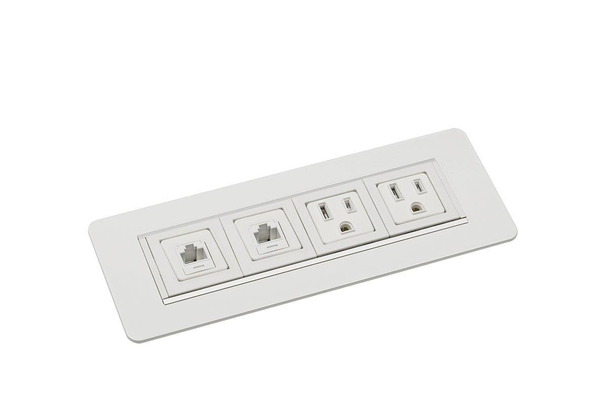 Mockett PCS49A Rectangular Power/Data Grommets