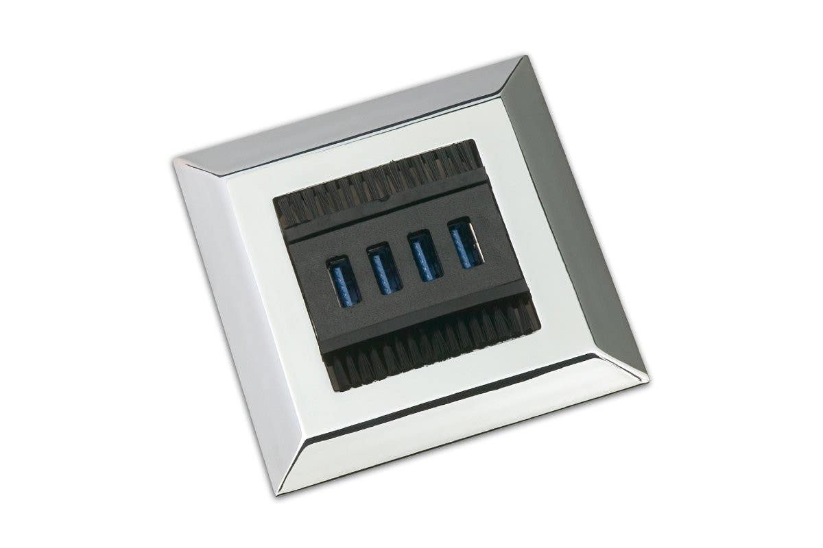 Mockett SQR1/USB 3-17/32" Square Metal Grommets/USB Sets