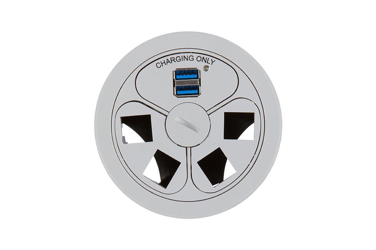 Mockett PCS78/USB/B Power Grommets - 1 USB/2 Dual Data