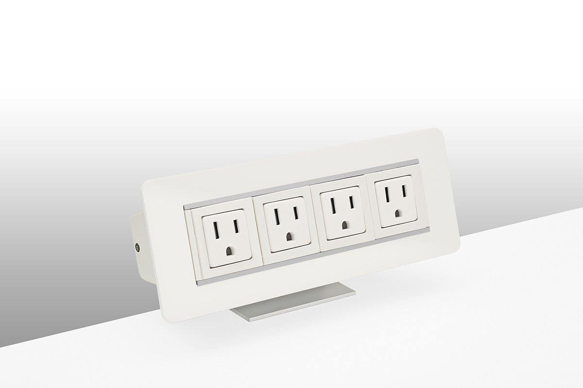 Mockett PCS48D Edge Mount Power Docks - 4 Power