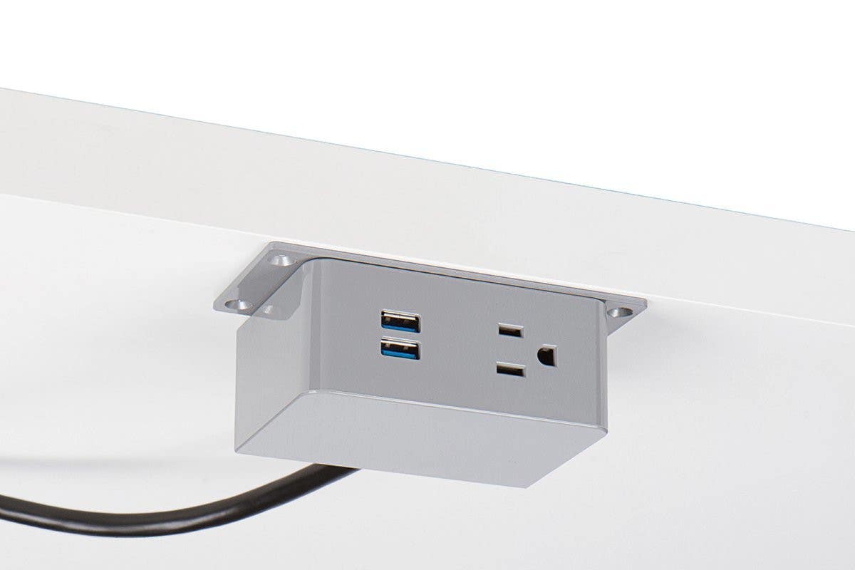 Mockett PCS99A Under Desk Power Docks - 1 Power/Dual Charging USB