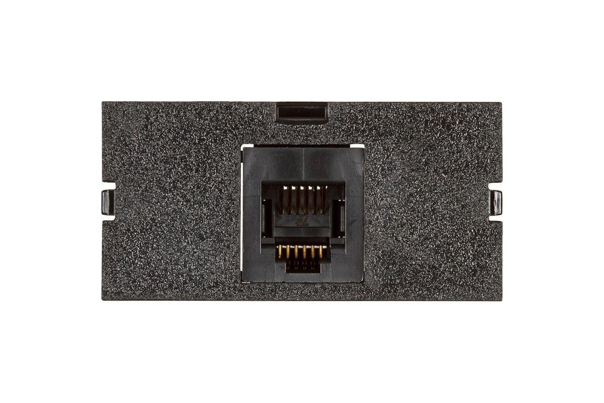 Mockett U1KEY311-BK Single Cat3, RJ11 insert, female to female