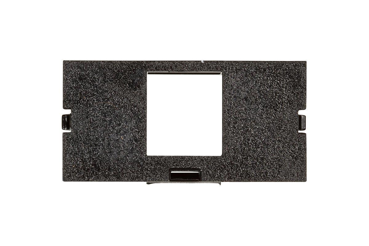 Mockett U1KEYA-BK Single flush mount keystone insert, Unloaded