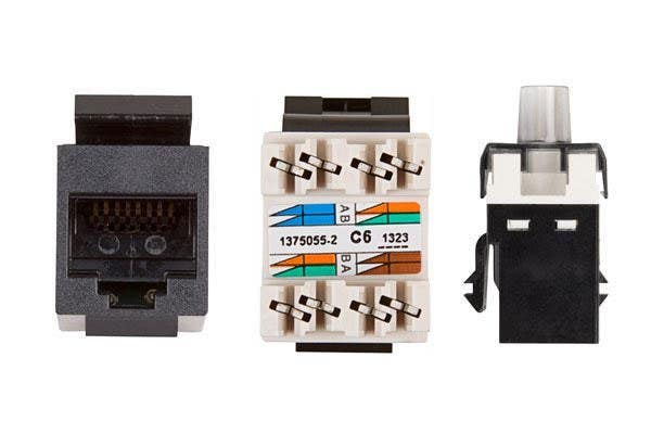 Mockett C6RJ45PL-BK Cat6, RJ45, Keystones