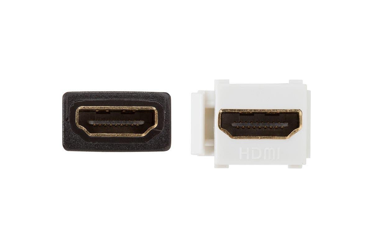 Mockett HDMI/WPC-WH Single HDMI female to female 18" cord