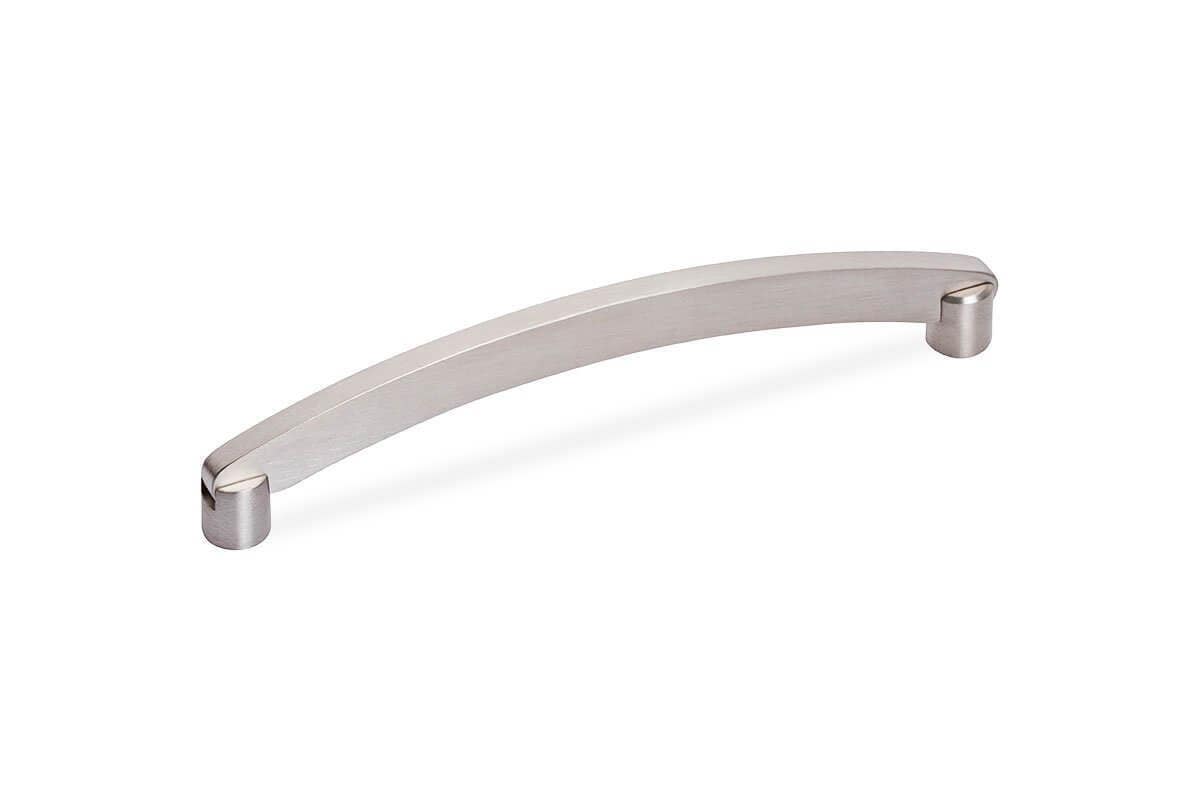Mockett DP32 Flat Radiused Handle Drawer Pull, Satin Stainless Steel