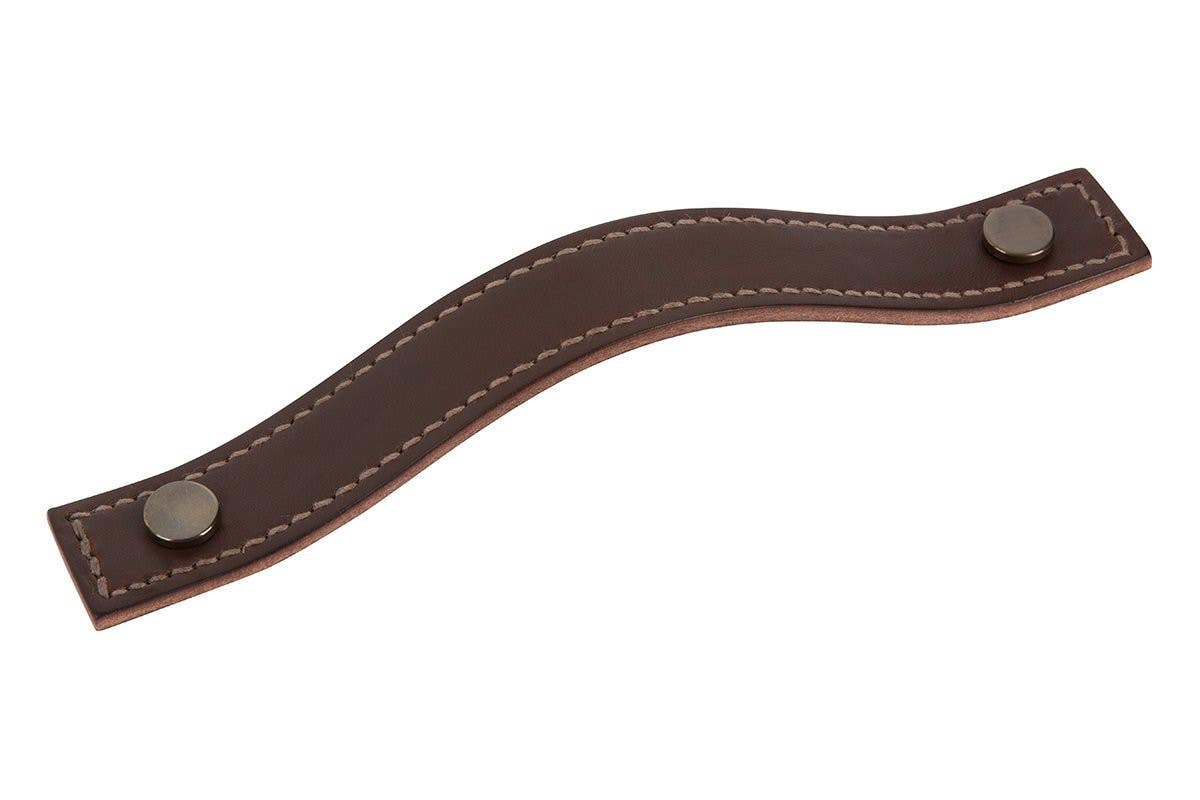 Mockett DP420C 7-7/8" Leather Strap Drawer Handles