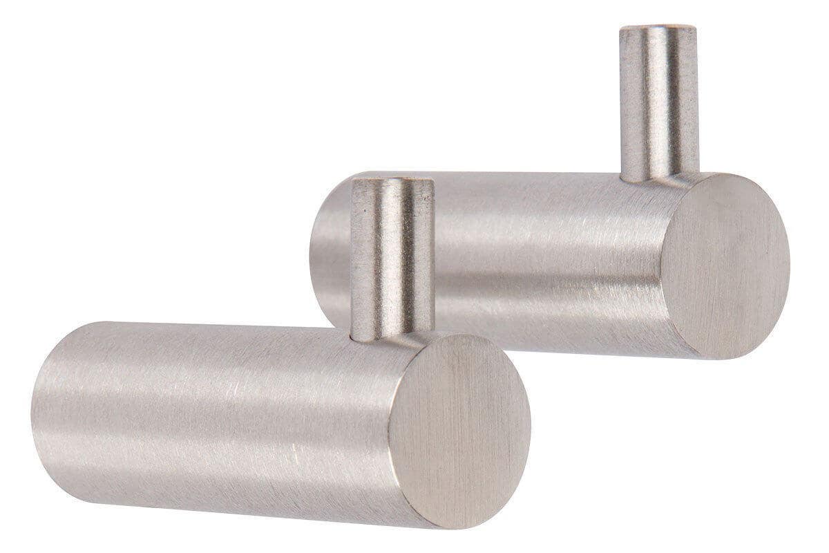 Mockett HK2A-SSS Post Hook Pairs  - Satin Stainless Steel